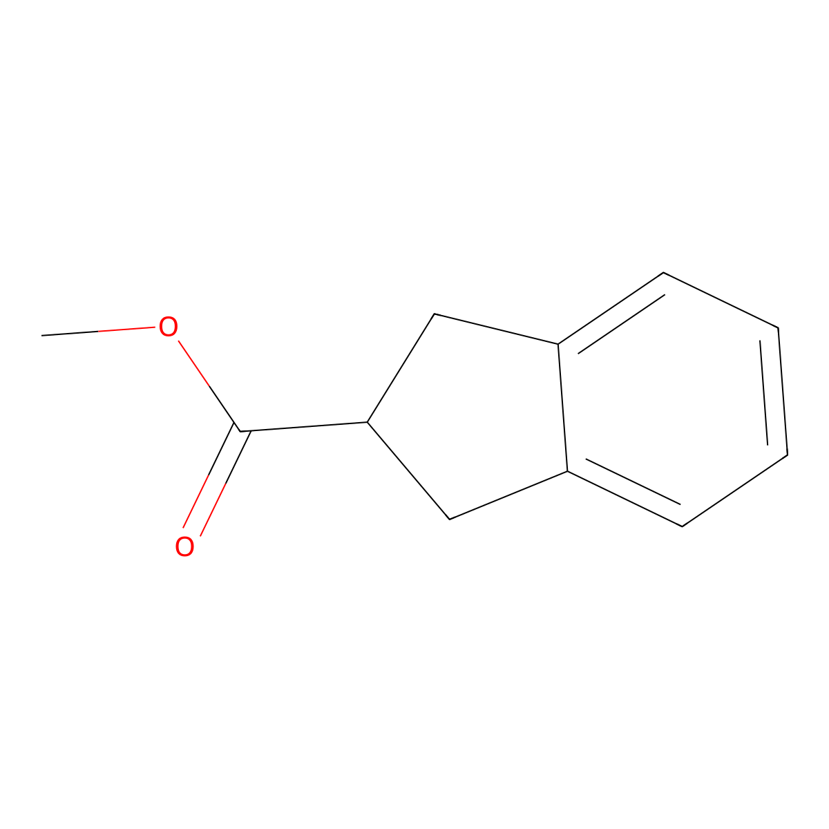 Methyl indane-2-carboxylate molecular structure, CAS 4254-32-4