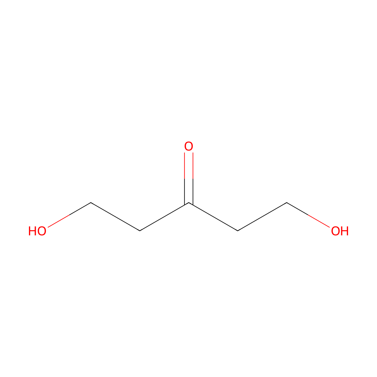 1,5-Dihydroxypentan-3-one molecular structure, CAS 4254-85-7