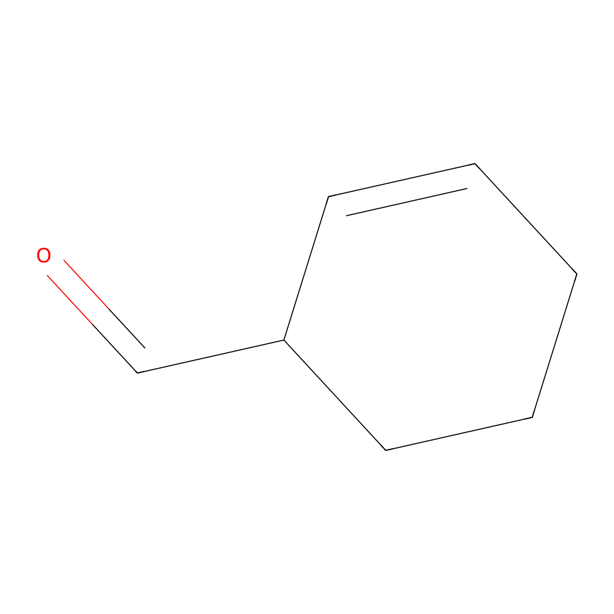 Cyclohex-2-enecarbaldehyde molecular structure, CAS 42540-33-0