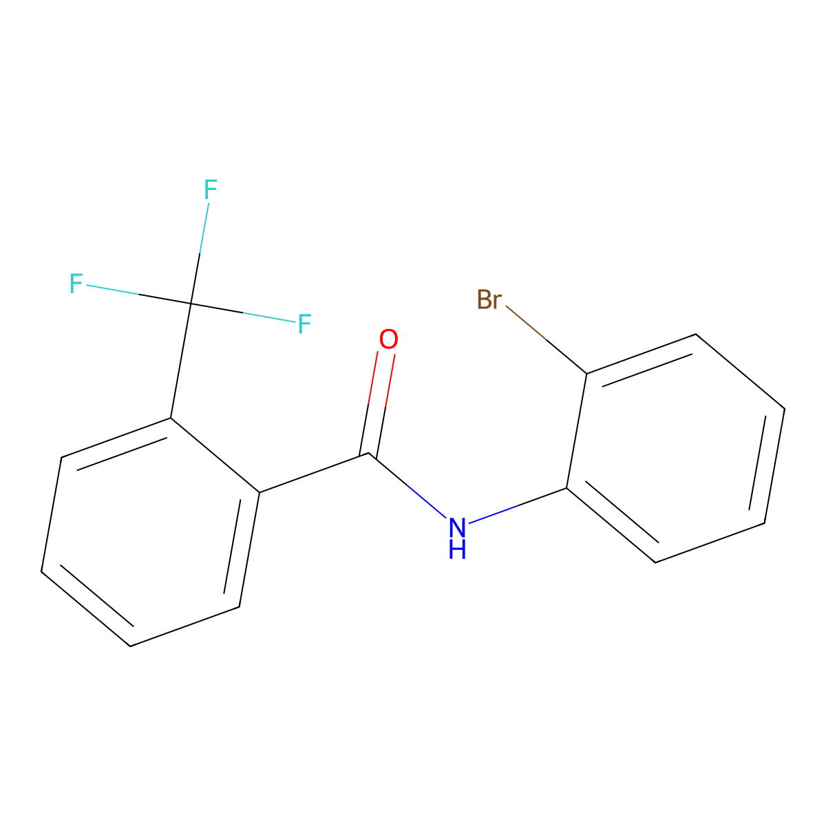 N-(2-bromophenyl)-2-(trifluoromethyl)benzamide molecular structure, CAS 425415-37-8