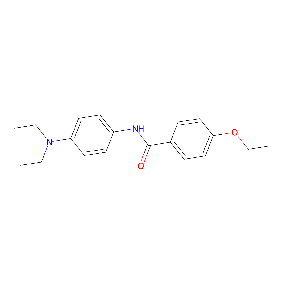 N-[4-(diethylamino)phenyl]-4-ethoxybenzamide molecular structure, CAS 425417-88-5