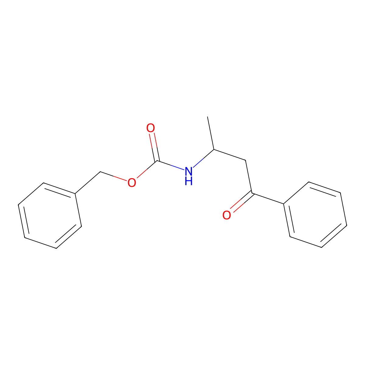 Benzyl N-(4-oxo-4-phenylbutan-2-YL)carbamate molecular structure, CAS 425420-89-9
