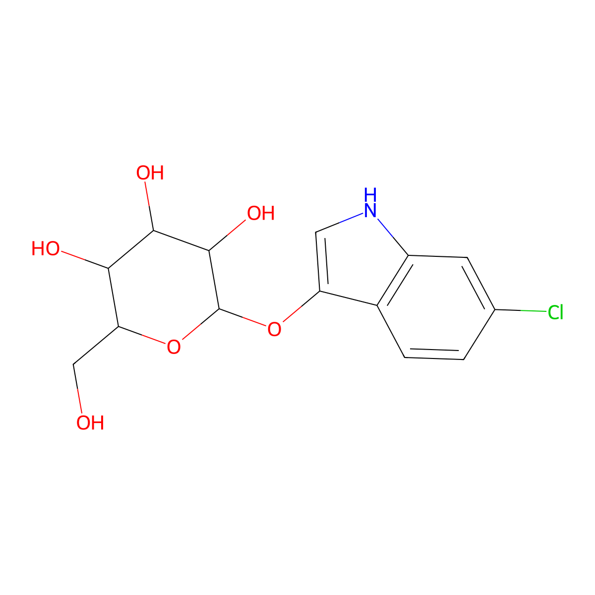 6-Chloro-3-indoxyl-alpha-D-mannopyranoside molecular structure, CAS 425427-88-9