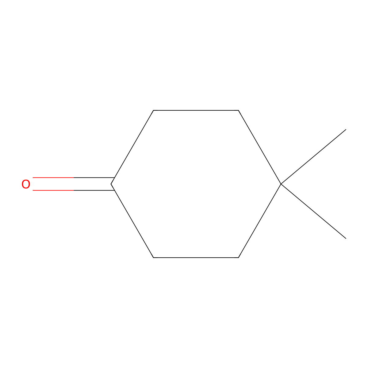 Cyclohexanone, 4,4-dimethyl- molecular structure, CAS 4255-62-3