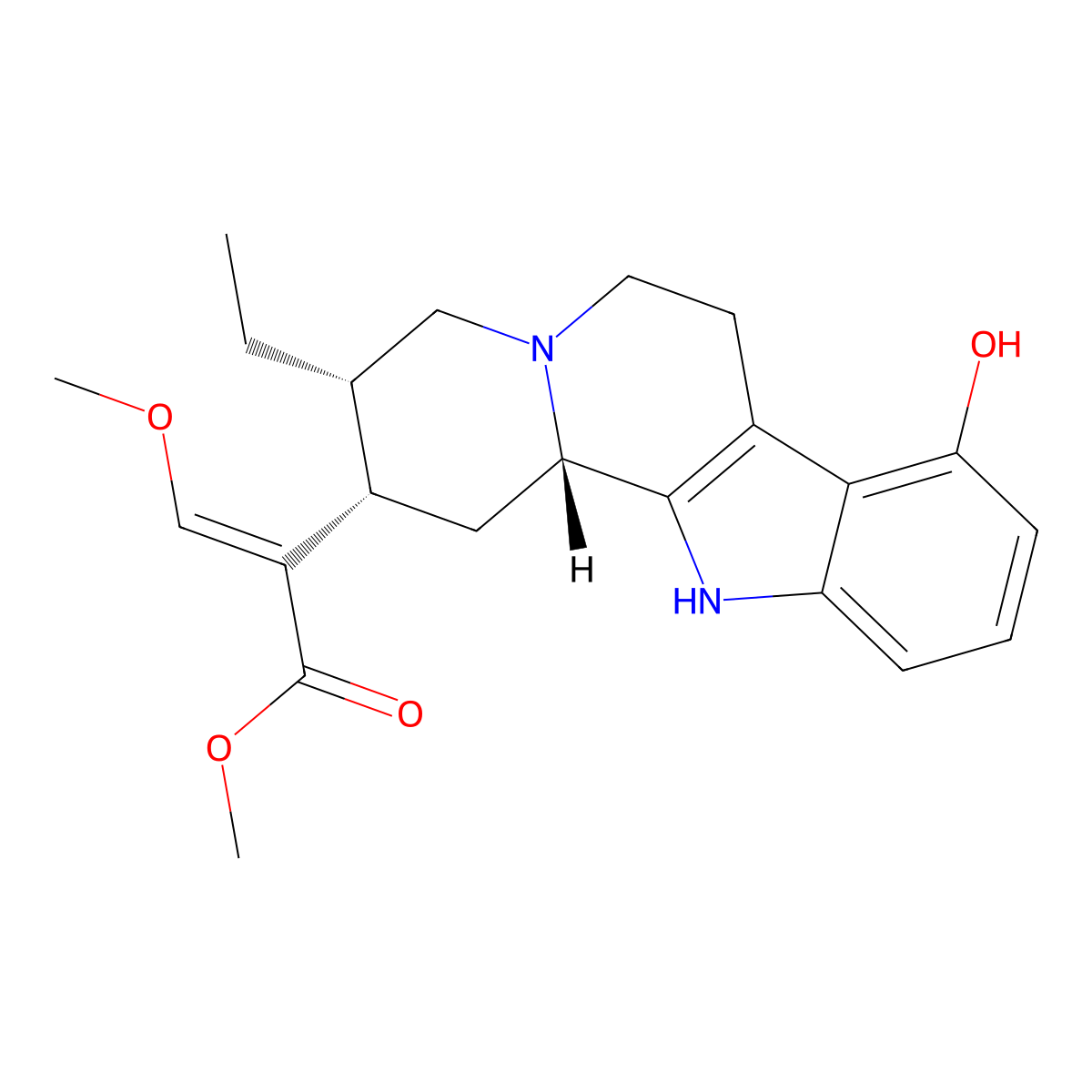 9-O-Demethylmitragynine molecular structure, CAS 425623-55-8