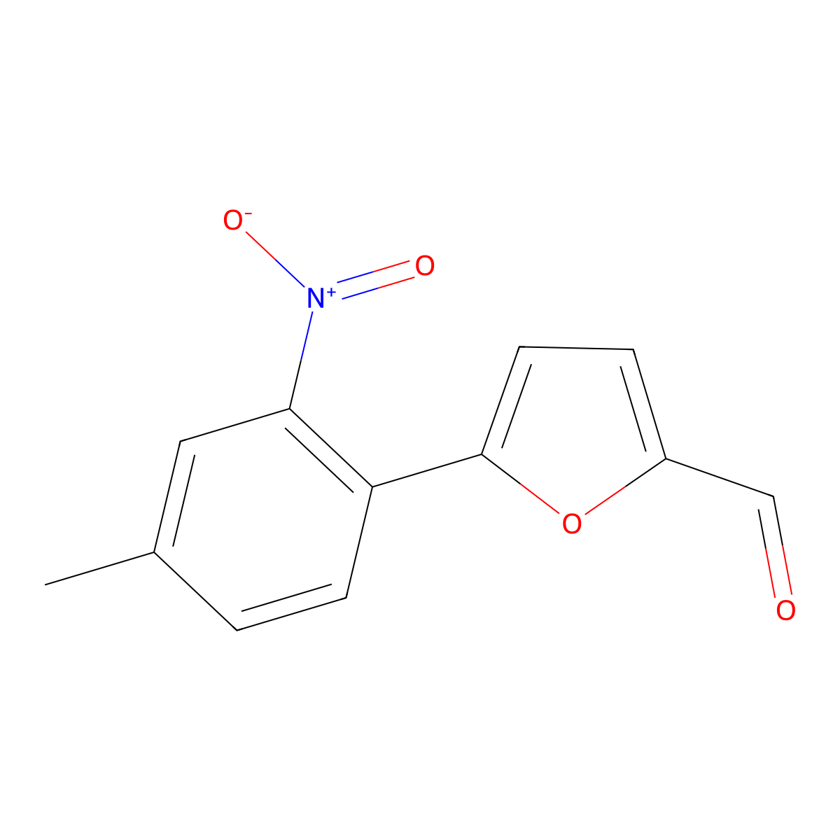 5-(4-Methyl-2-nitrophenyl)-2-furaldehyde molecular structure, CAS 425645-31-4