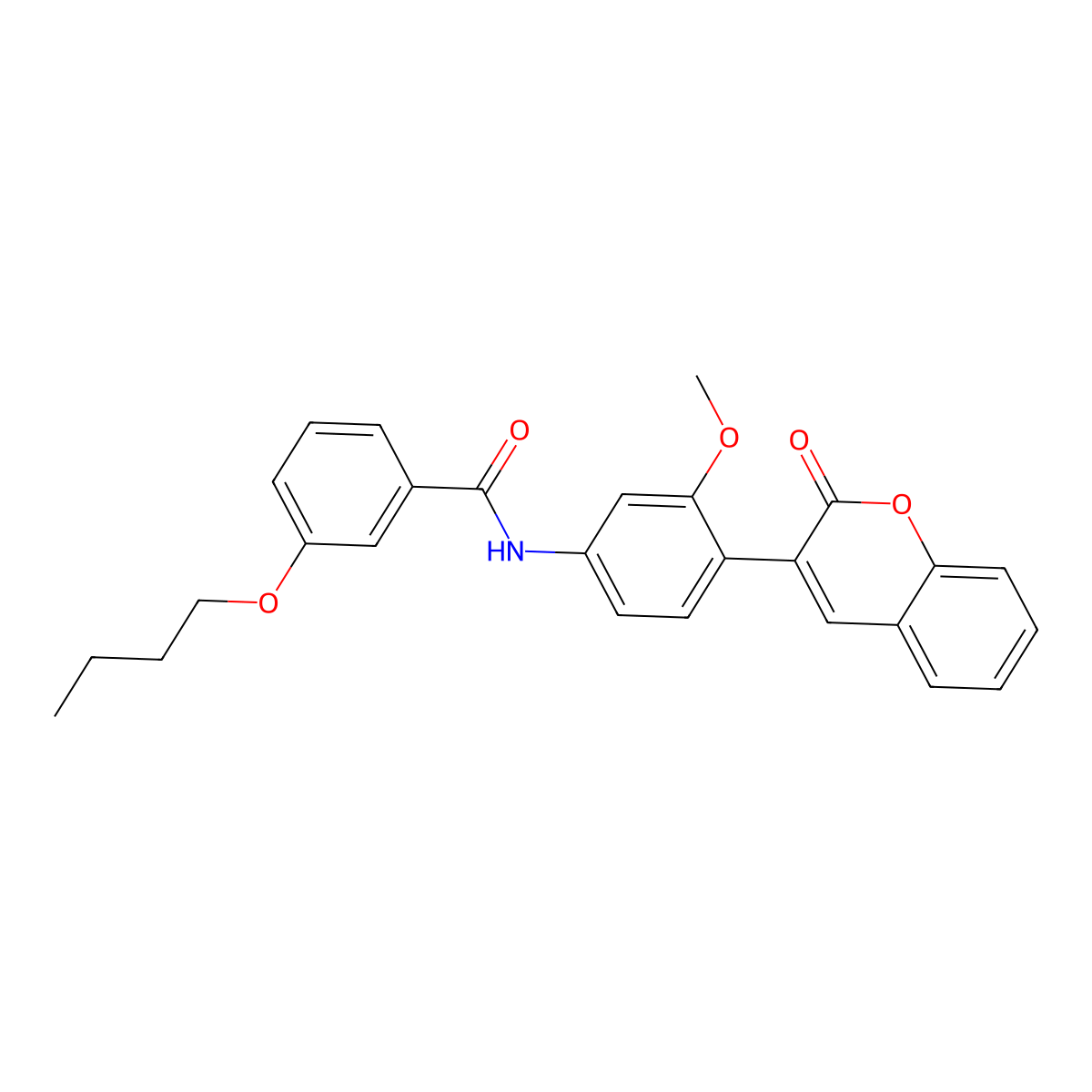 3-butoxy-N-[3-methoxy-4-(2-oxo-2H-chromen-3-yl)phenyl]benzamide molecular structure, CAS 425645-49-4