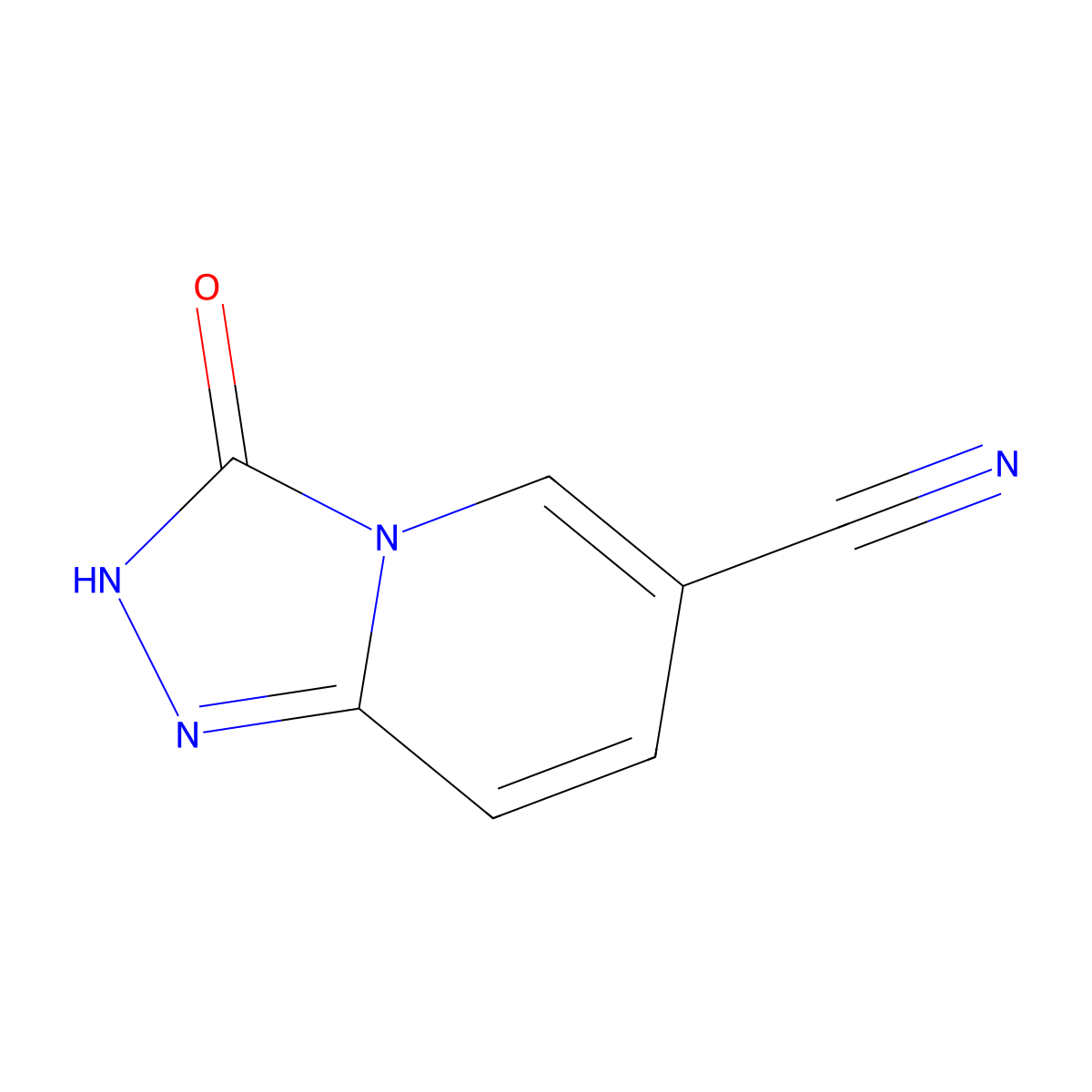 3-Hydroxy-[1,2,4]triazolo[4,3-a]pyridine-6-carbonitrile molecular structure, CAS 425702-03-0
