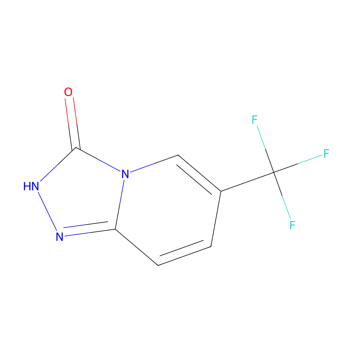 6-(Trifluoromethyl)-[1,2,4]triazolo[4,3-a]pyridin-3(2H)-one molecular structure, CAS 425702-95-0