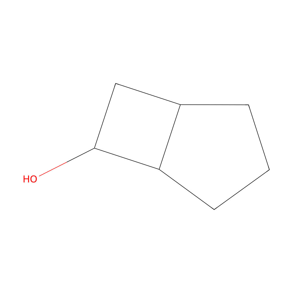 Bicyclo[3.2.0]heptan-6-ol molecular structure, CAS 42577-33-3