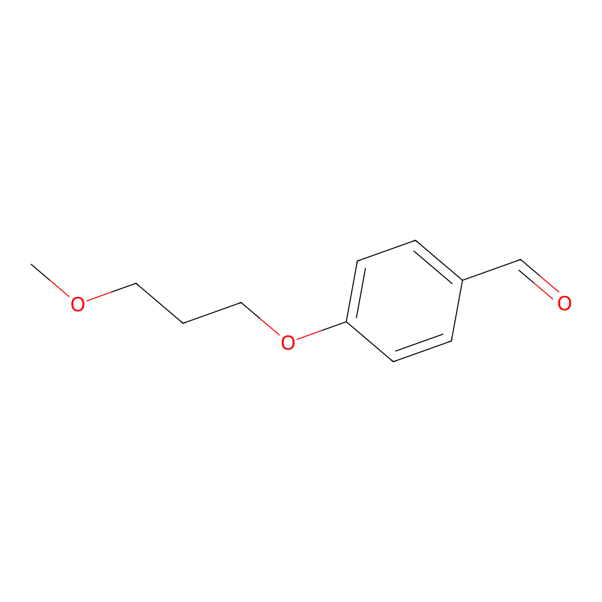 4-(3-Methoxypropoxy)benzaldehyde molecular structure, CAS 42580-35-8