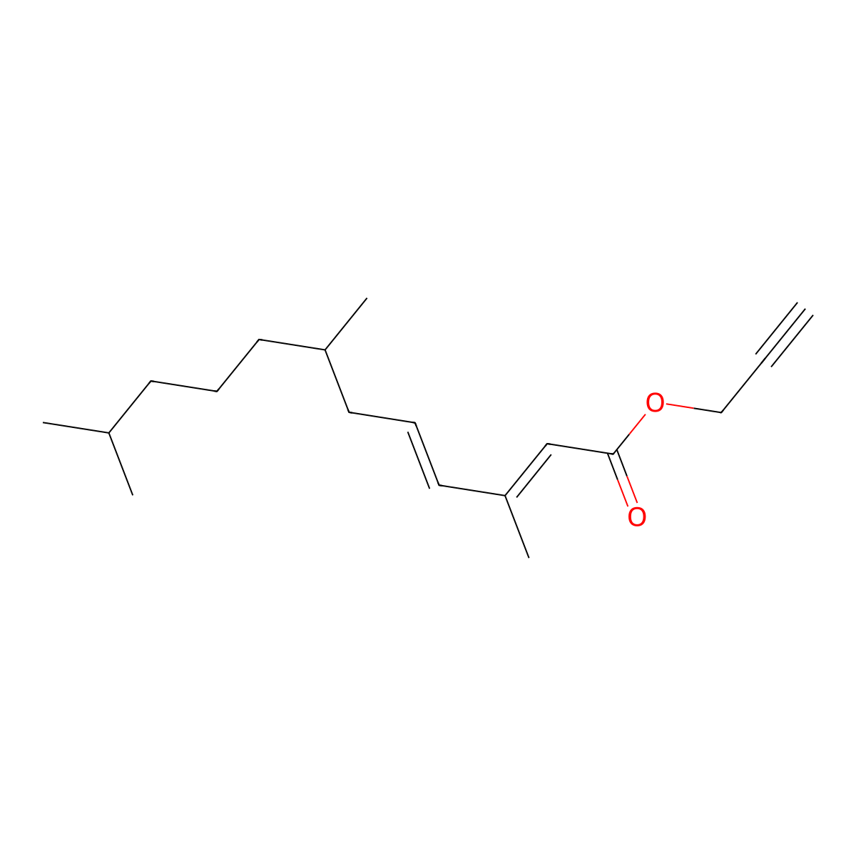 Kinoprene molecular structure, CAS 42588-37-4