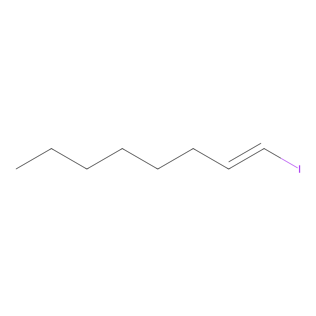 (1E)-1-Iodo-1-octene molecular structure, CAS 42599-17-7