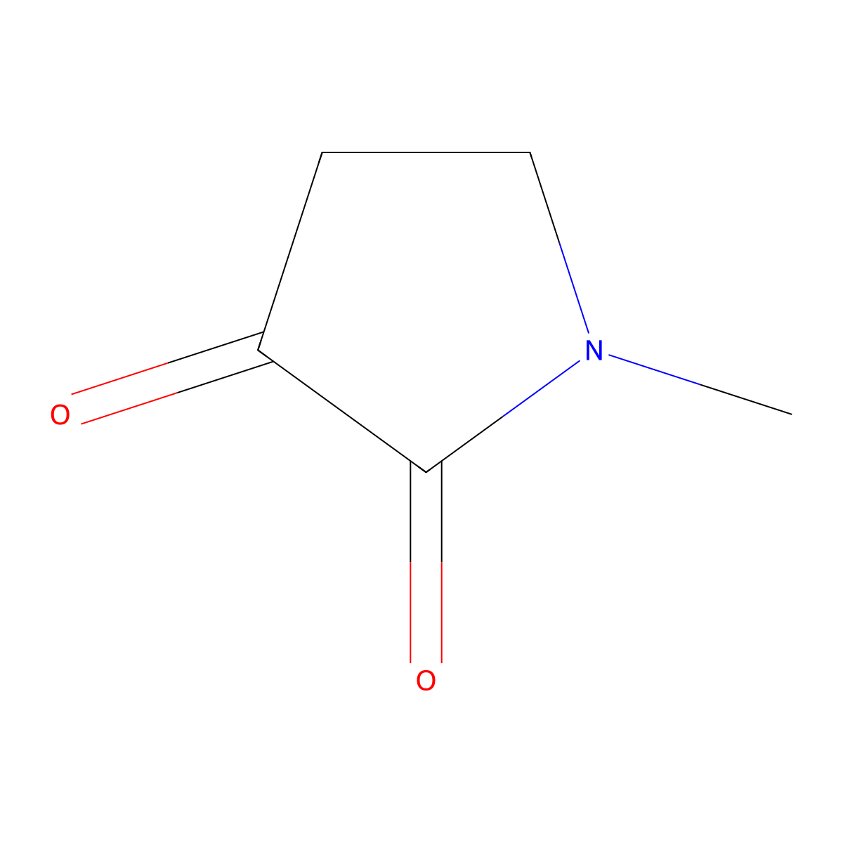1-Methylpyrrolidine-2,3-dione molecular structure, CAS 42599-26-8