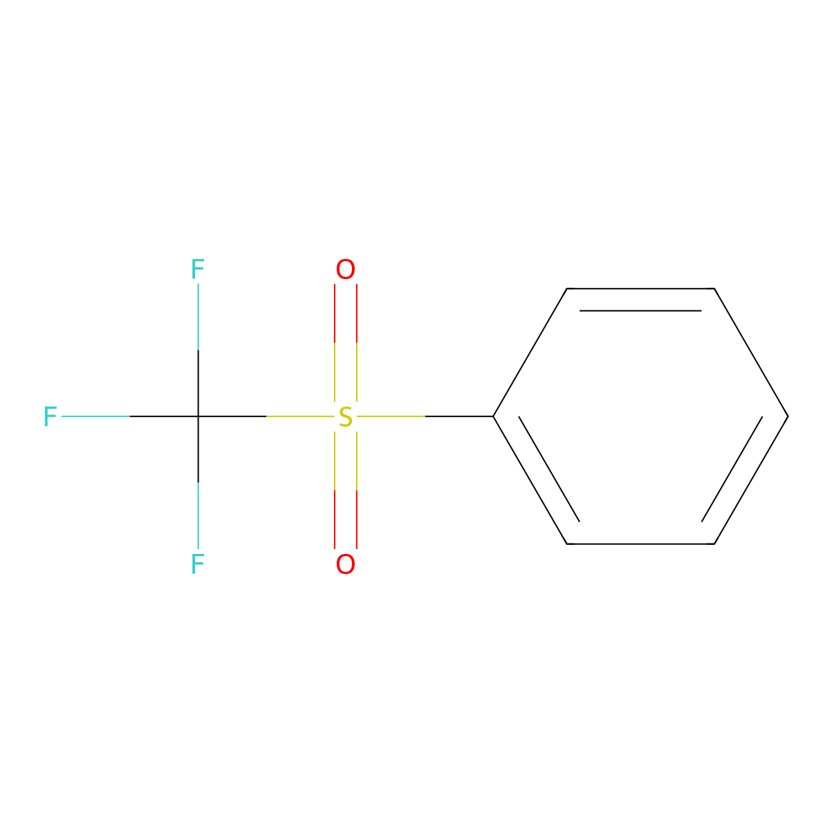 Phenyl Trifluoromethyl Sulfone molecular structure, CAS 426-58-4