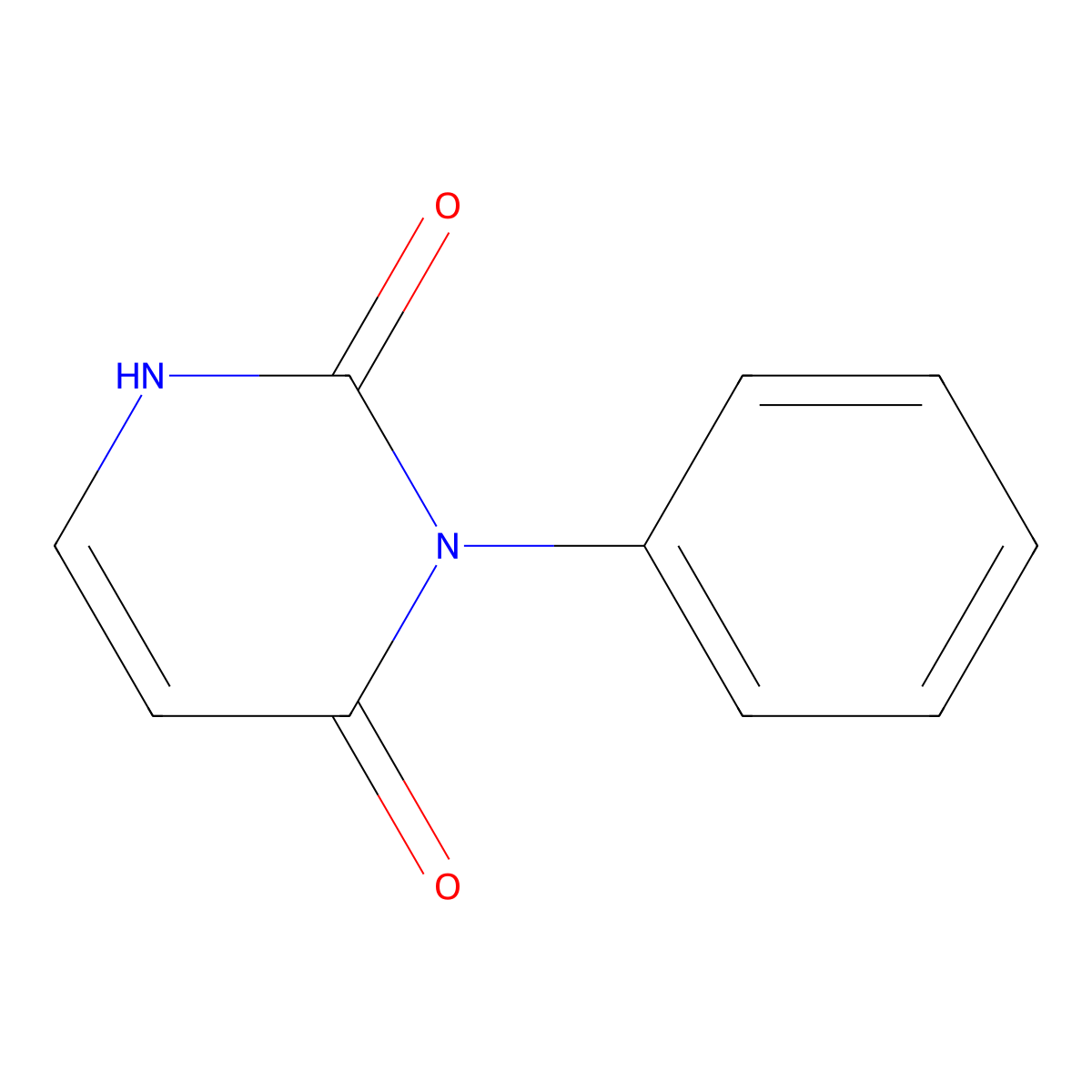3-Phenylpyrimidine-2,4(1H,3H)-dione molecular structure, CAS 4260-40-6