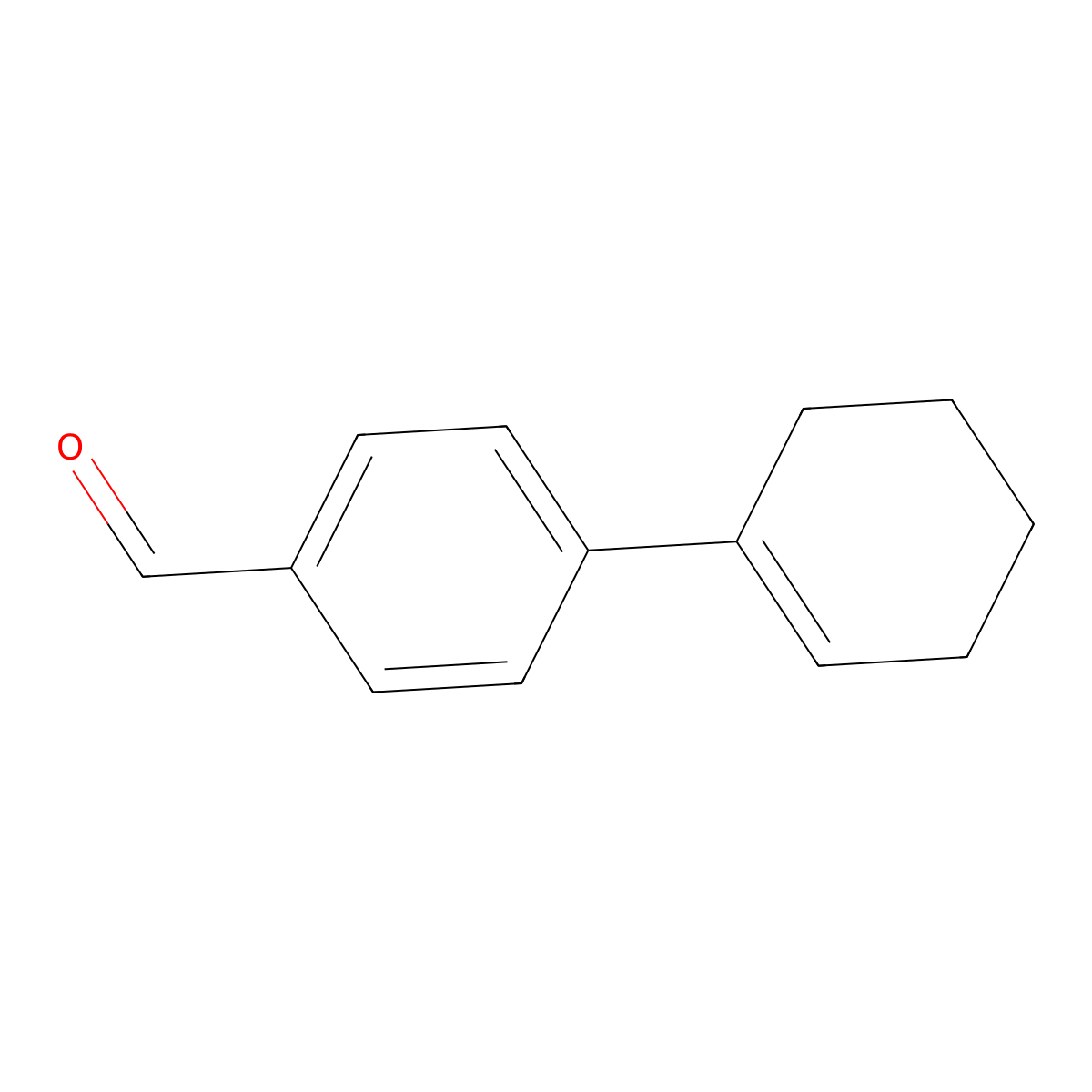4-(Cyclohex-1-EN-1-YL)benzaldehyde molecular structure, CAS 42601-85-4