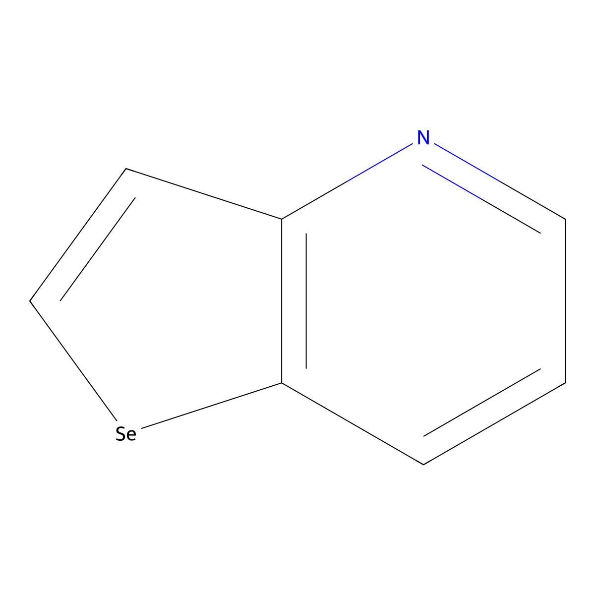 Selenopheno[3,2-b]pyridine molecular structure, CAS 42602-61-9