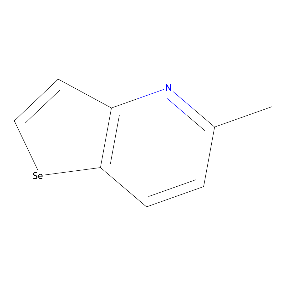 5-Methylselenopheno[3,2-b]pyridine molecular structure, CAS 42602-63-1