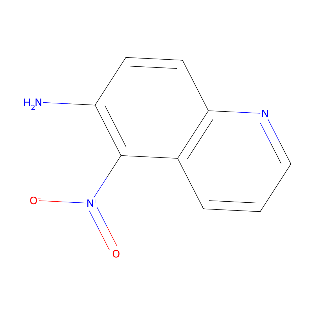 5-Nitroquinolin-6-amine molecular structure, CAS 42606-37-1