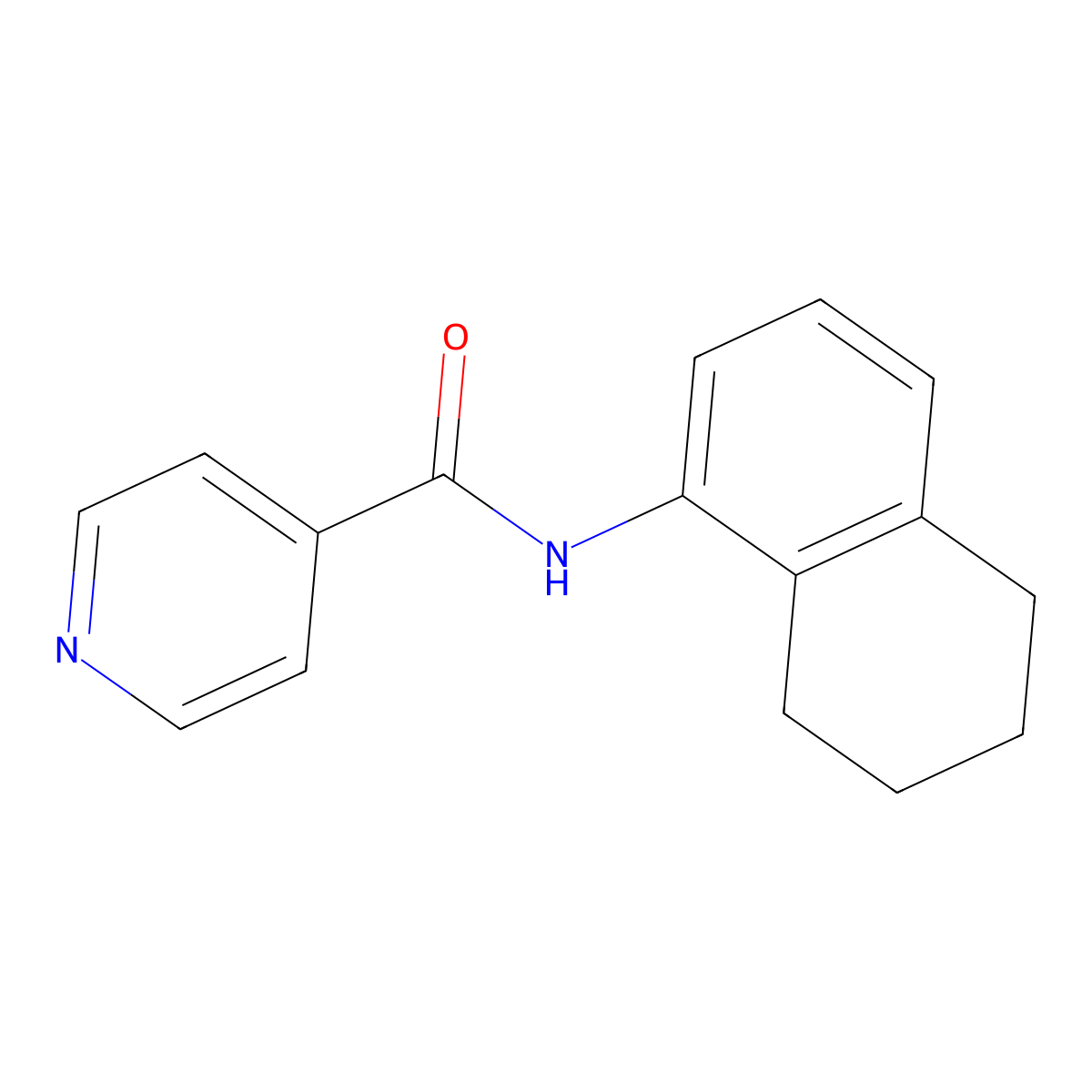 N-(5,6,7,8-Tetrahydro-naphthalen-1-yl)-isonicotinamide molecular structure, CAS 426214-94-0