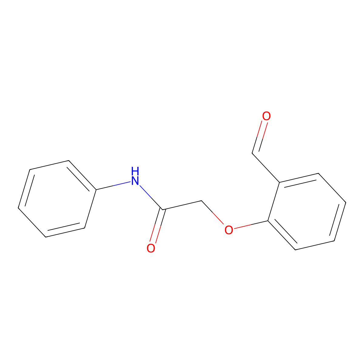2-(2-formylphenoxy)-N-phenylacetamide molecular structure, CAS 426217-46-1