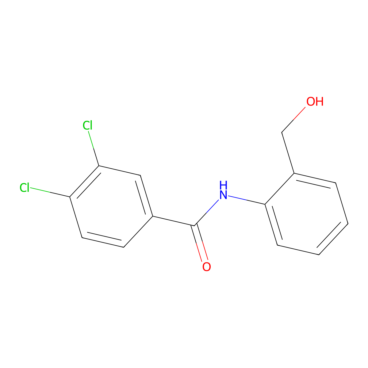 3,4-dichloro-N-[2-(hydroxymethyl)phenyl]benzamide molecular structure, CAS 426241-02-3