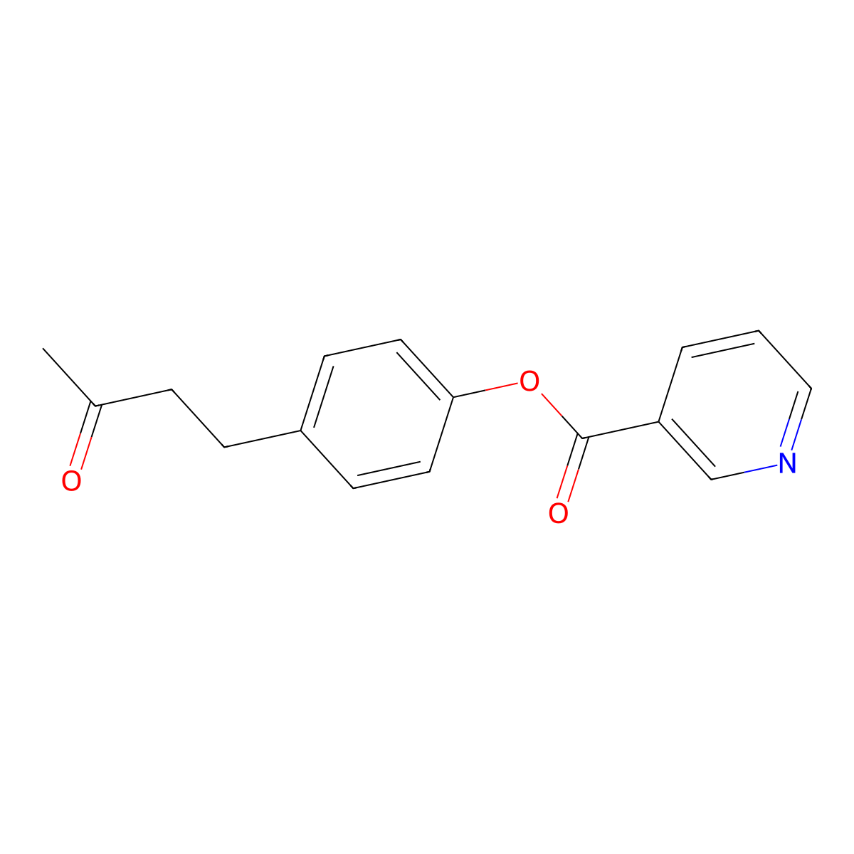 [4-(3-Oxobutyl)phenyl] pyridine-3-carboxylate molecular structure, CAS 426248-09-1