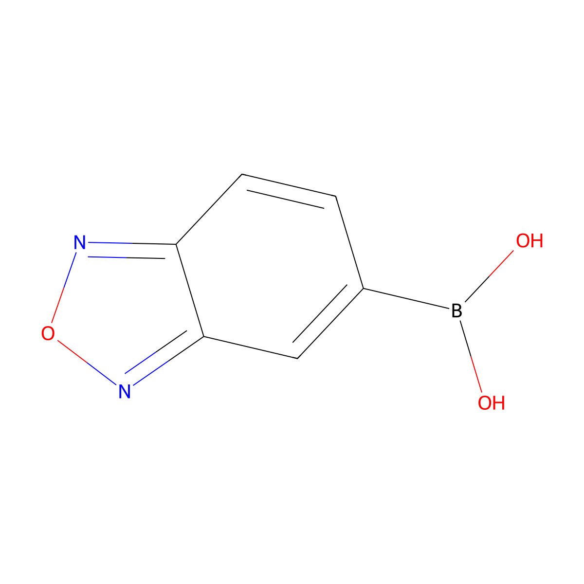 Benzo[C][1,2,5]Oxadiazole-5-Boronic Acid molecular structure, CAS 426268-09-9
