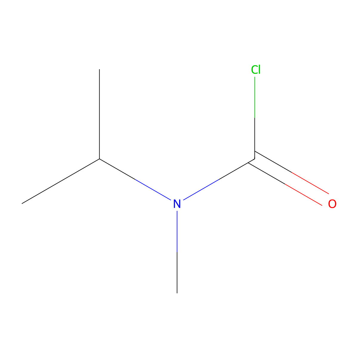 N-methyl-N-(propan-2-yl)carbamoyl chloride molecular structure, CAS 426813-87-8