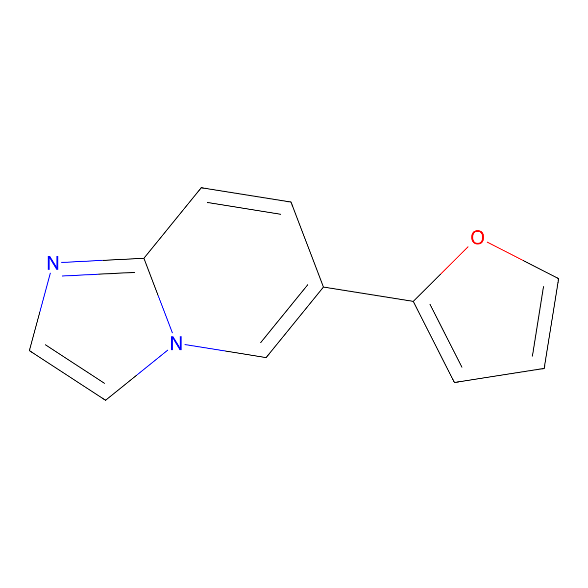 6-(2-Furanyl)imidazo[1,2-a]pyridine molecular structure, CAS 426825-68-5