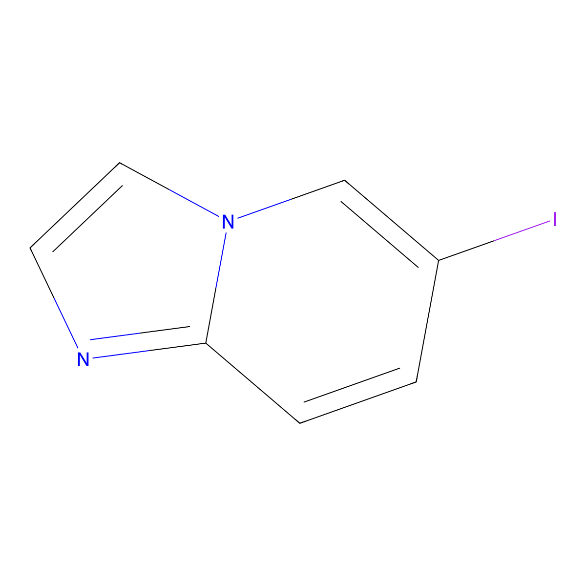 6-Iodoimidazo(1,2-a)pyridine molecular structure, CAS 426825-75-4