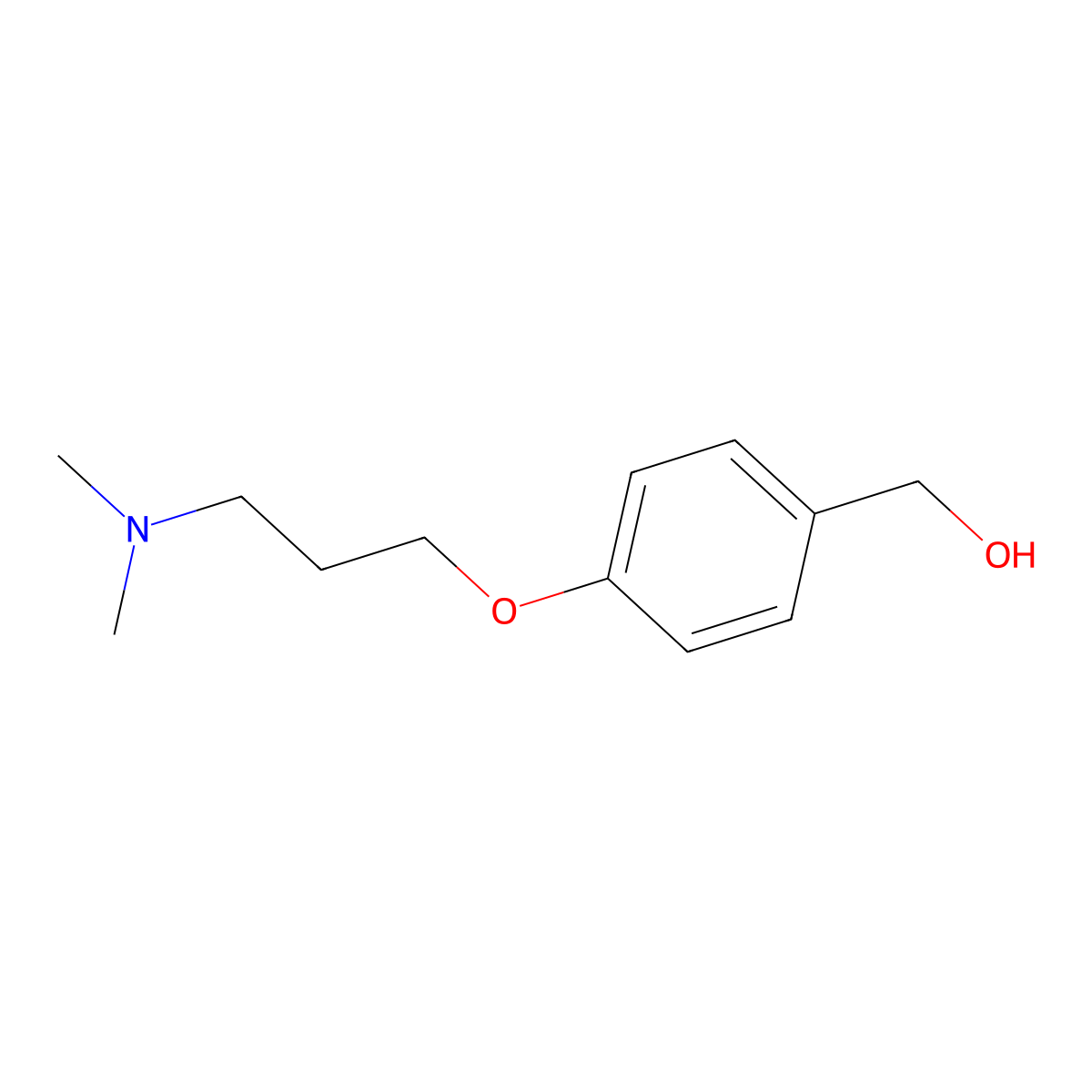(4-(3-(Dimethylamino)propoxy)phenyl)methanol molecular structure, CAS 426831-08-5