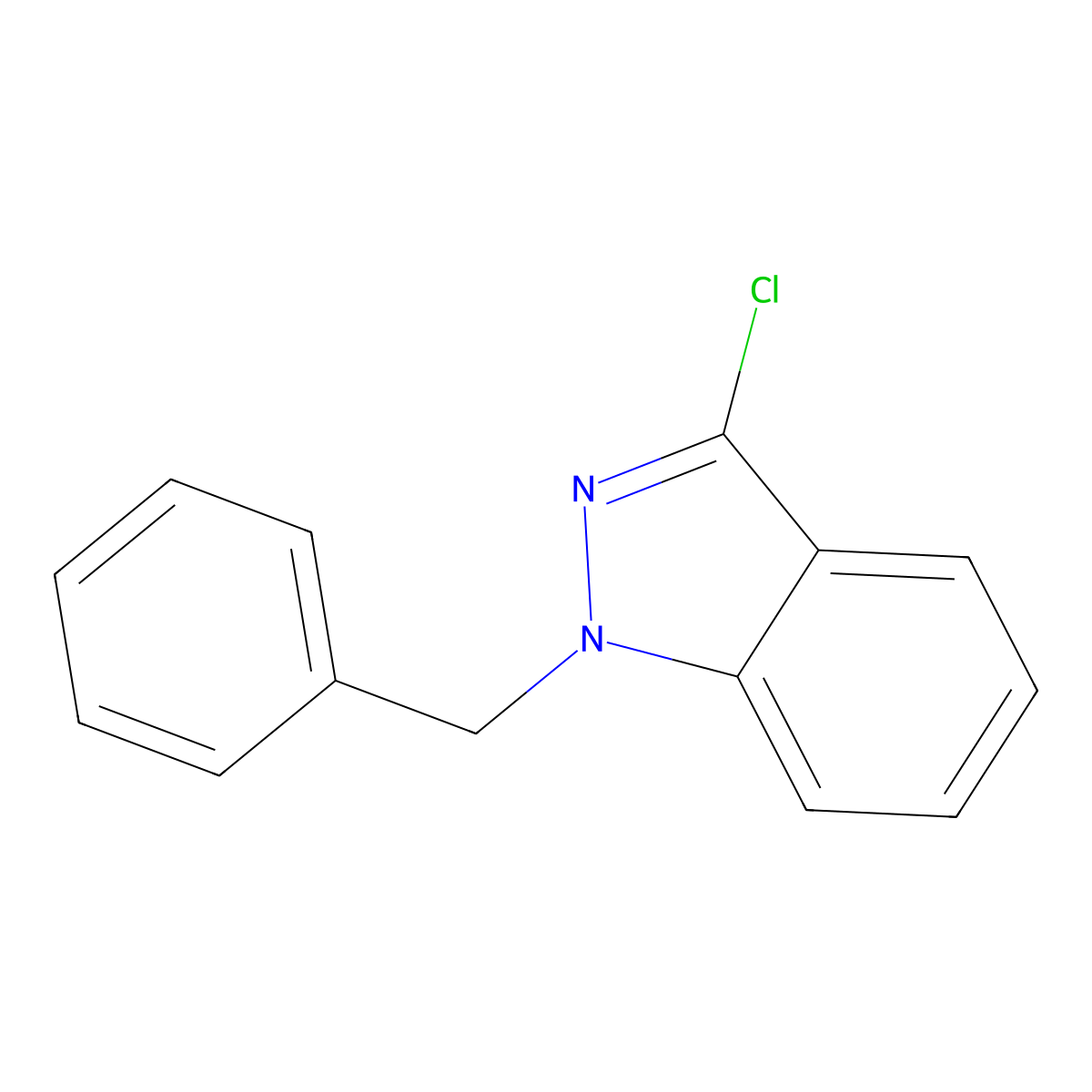 1-Benzyl-3-chloro-1H-indazole molecular structure, CAS 426832-88-4
