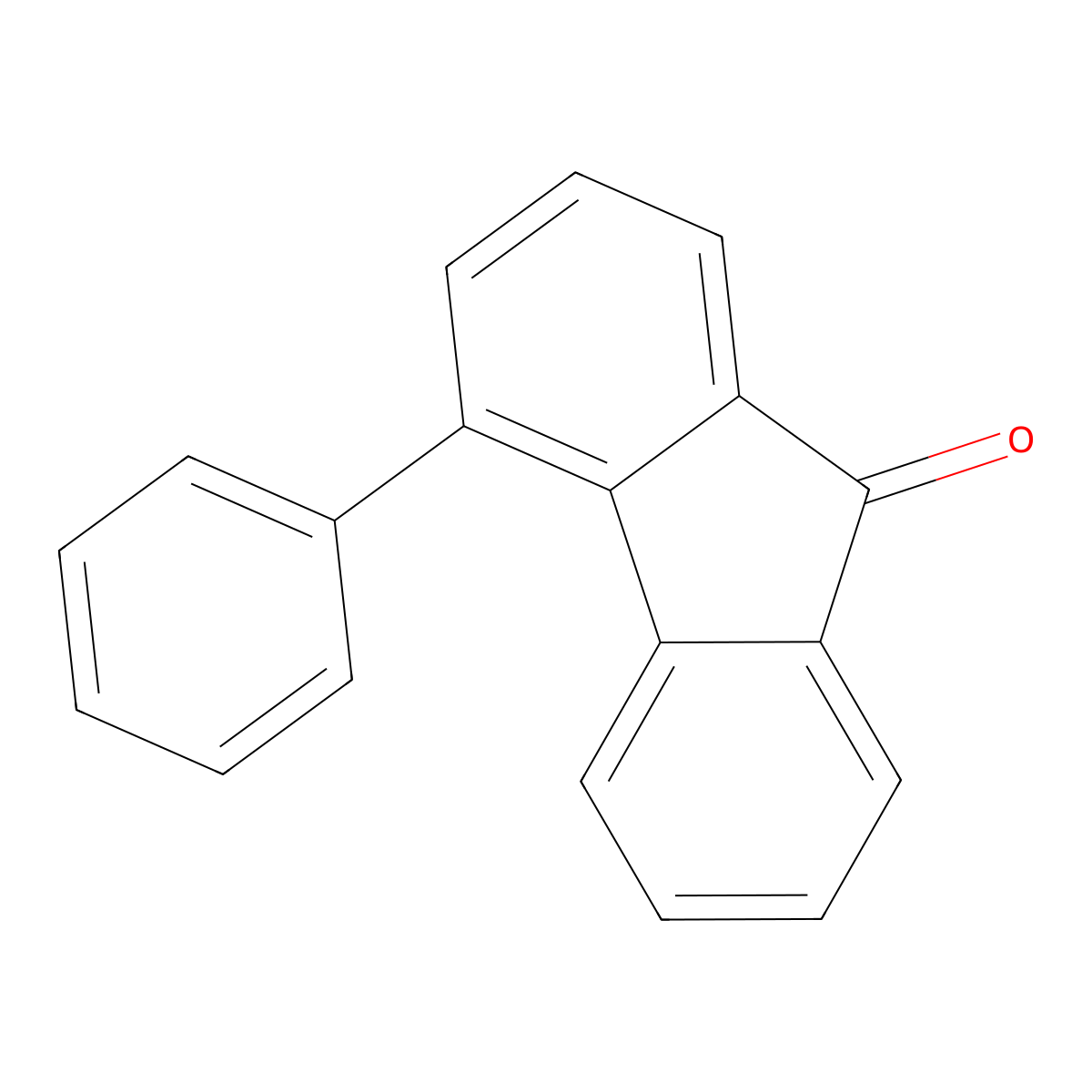 4-Phenylfluoren-9-one molecular structure, CAS 4269-14-1