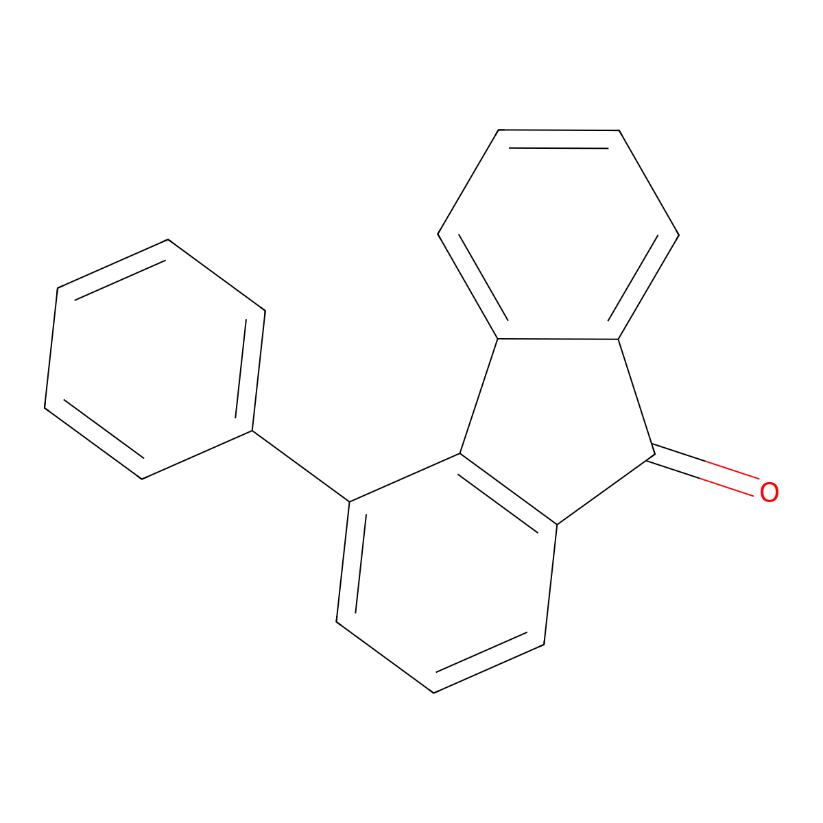 4-Phenylfluoren-9-one molecular structure, CAS 4269-14-1
