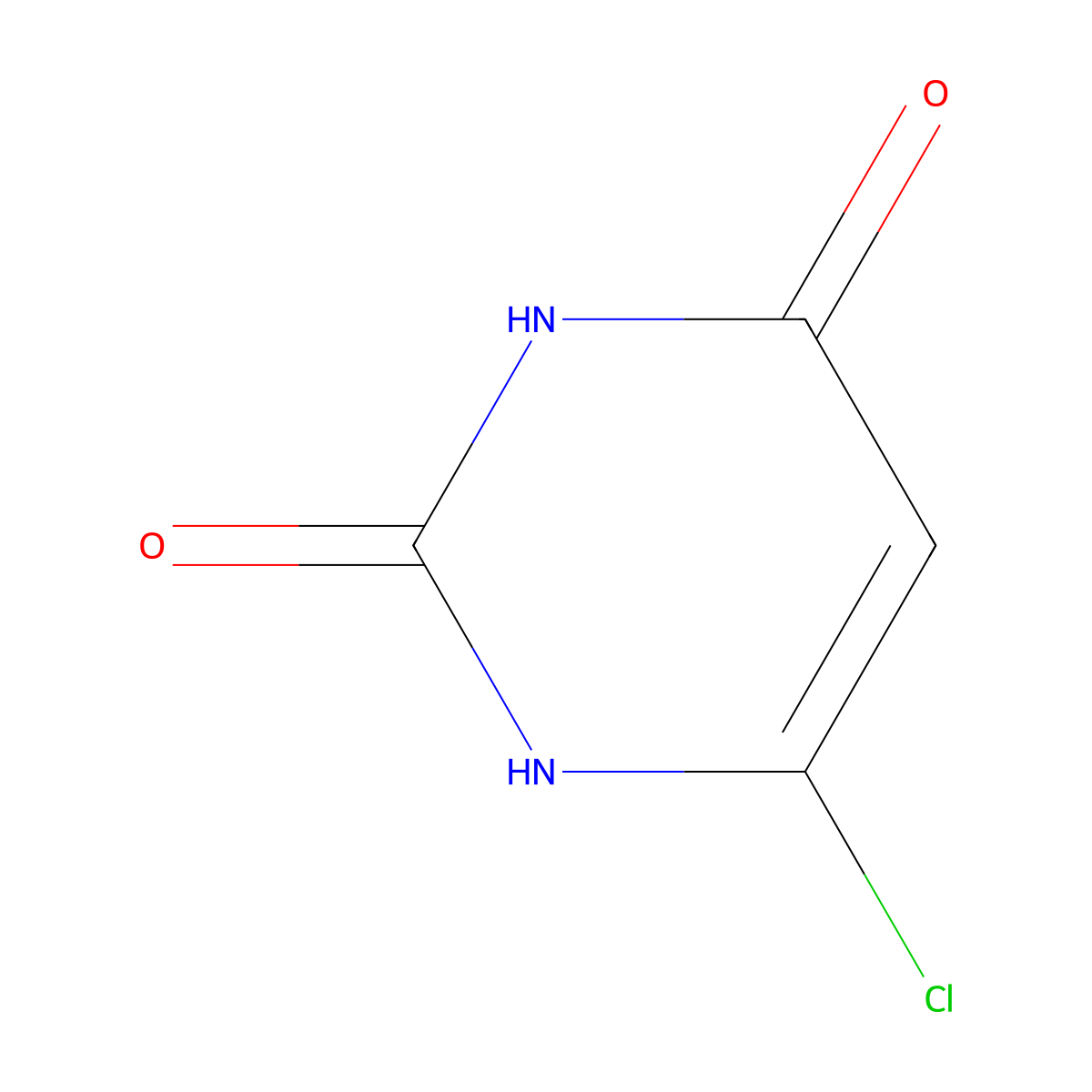 6-Chlorouracil molecular structure, CAS 4270-27-3
