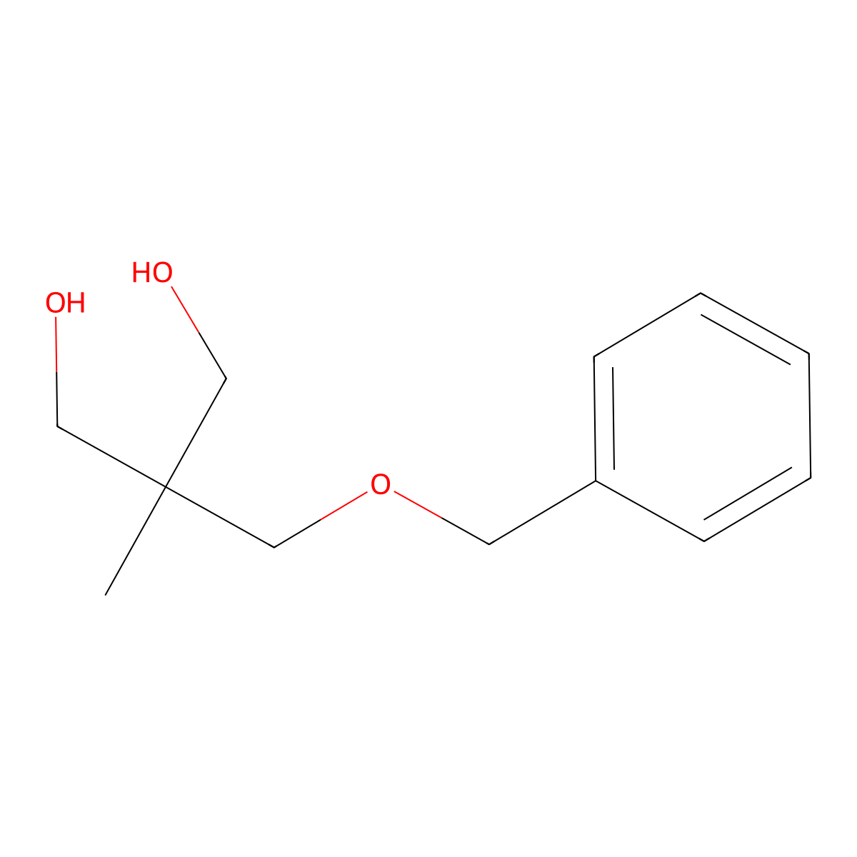 2-((Benzyloxy)methyl)-2-methylpropane-1,3-diol molecular structure, CAS 4270-73-9