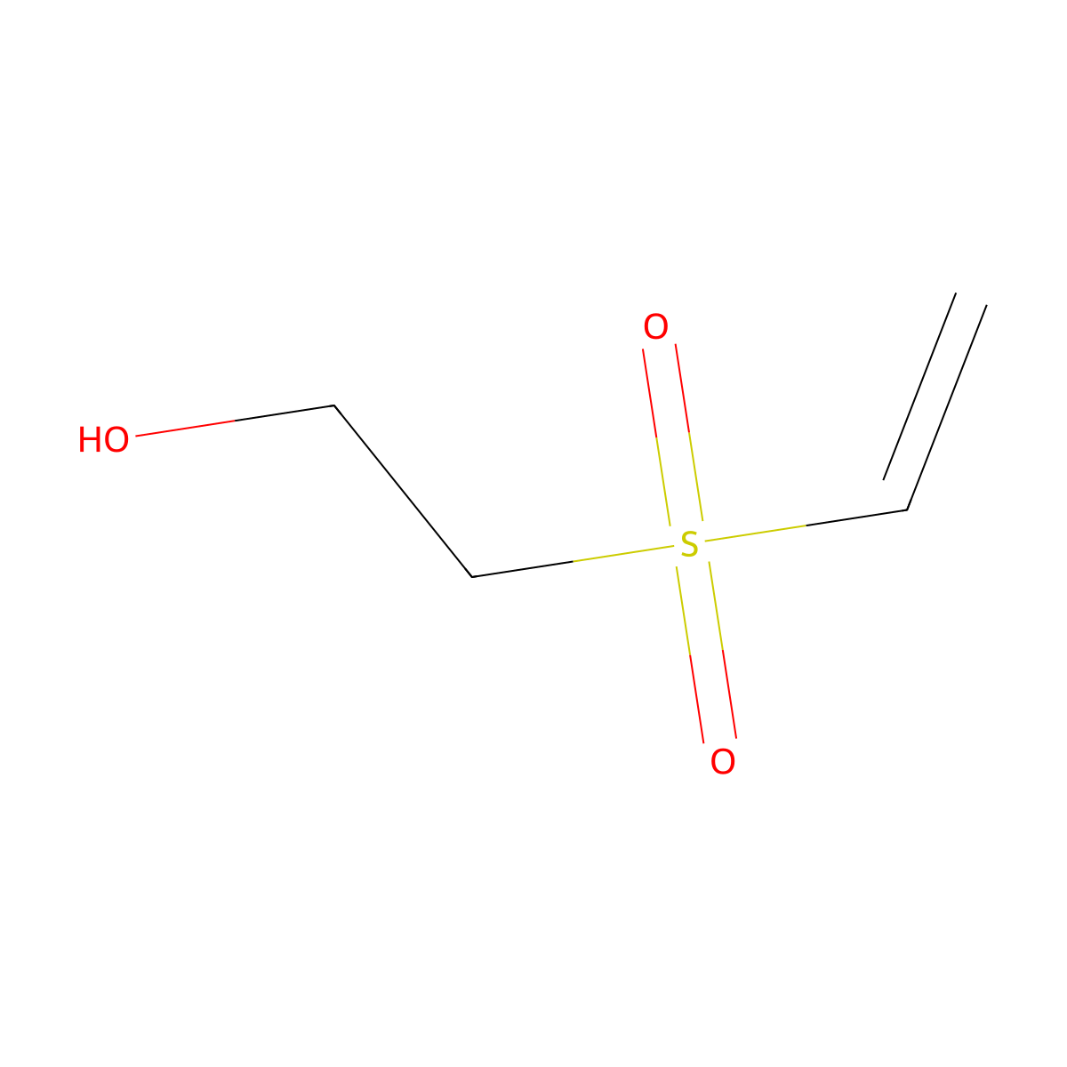 2-(Ethenesulfonyl)ethan-1-ol molecular structure, CAS 4271-48-1
