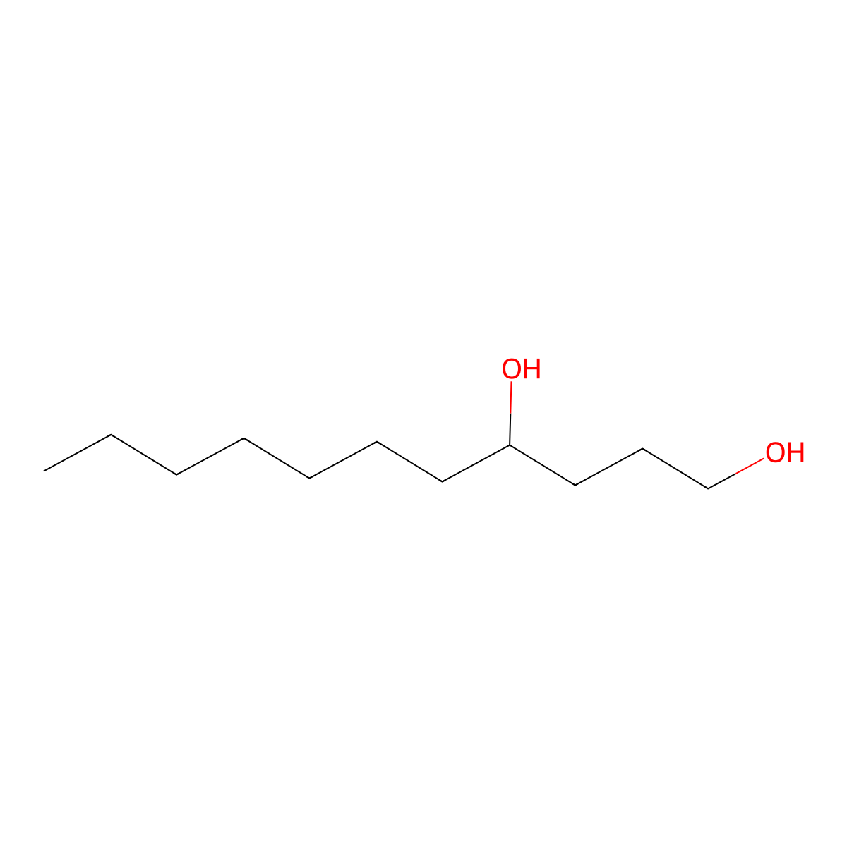 Undecane-1,4-diol molecular structure, CAS 4272-02-0