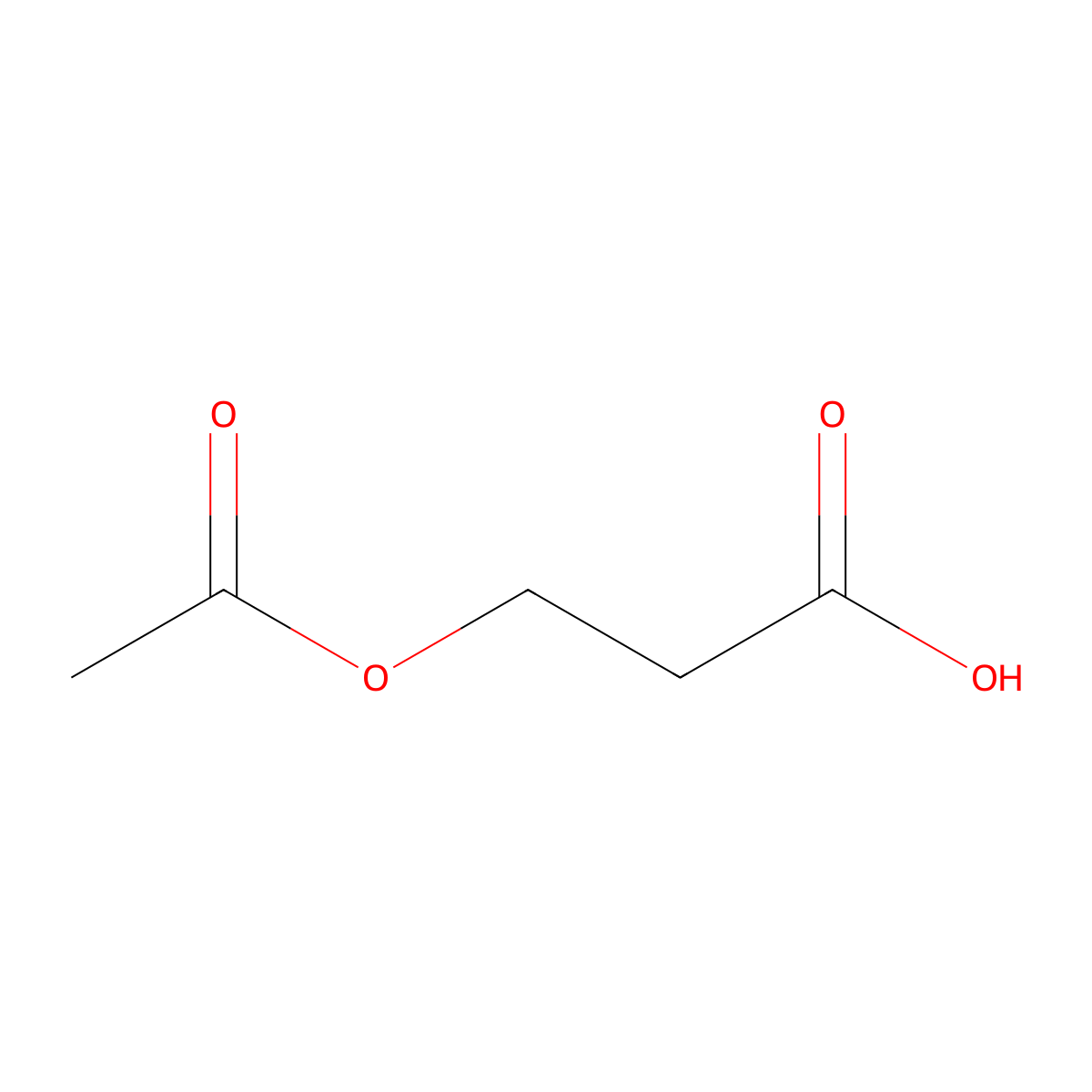 3-(Acetyloxy)propanoic acid molecular structure, CAS 4272-12-2