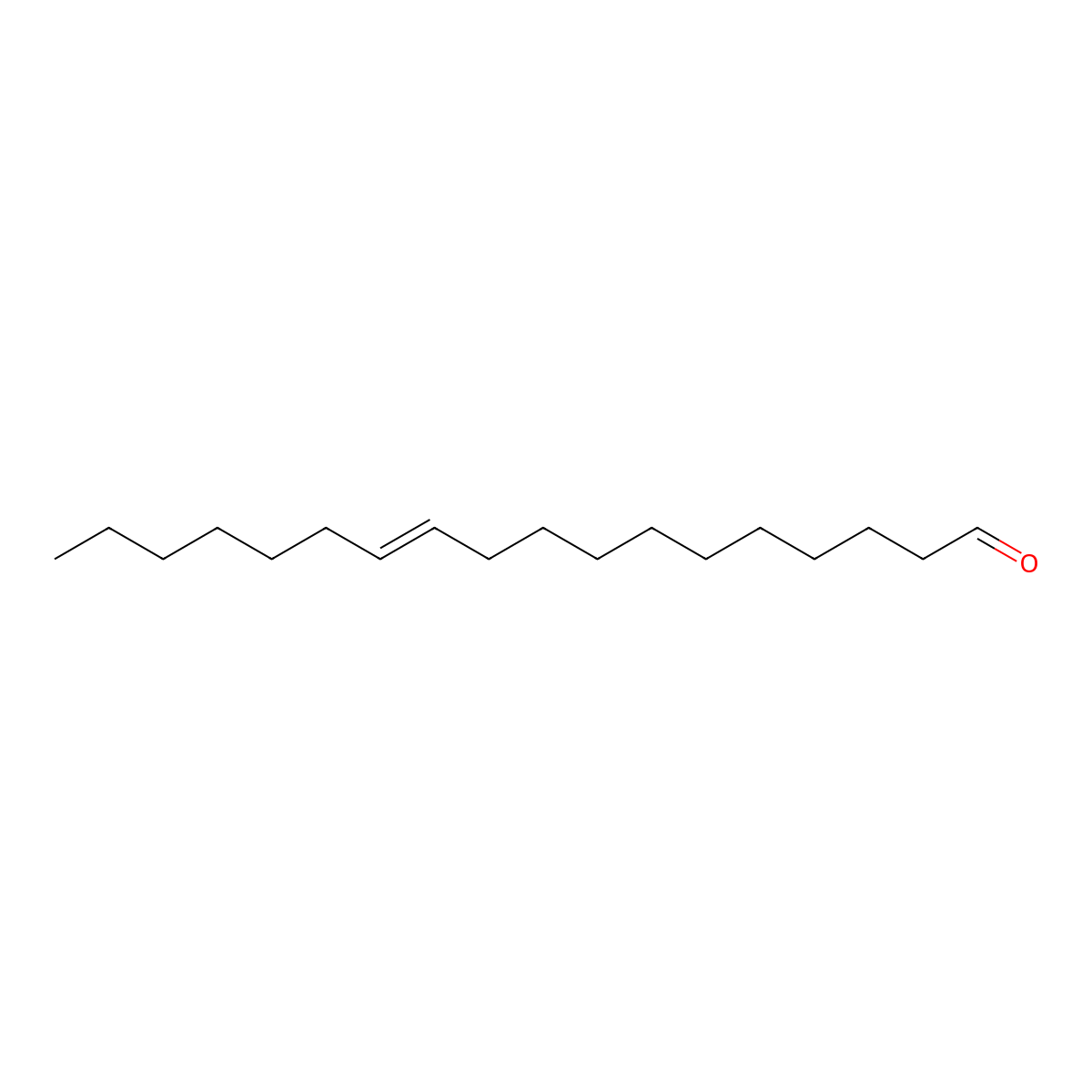 (Z)-11-Octadecenal molecular structure, CAS 4273-95-4