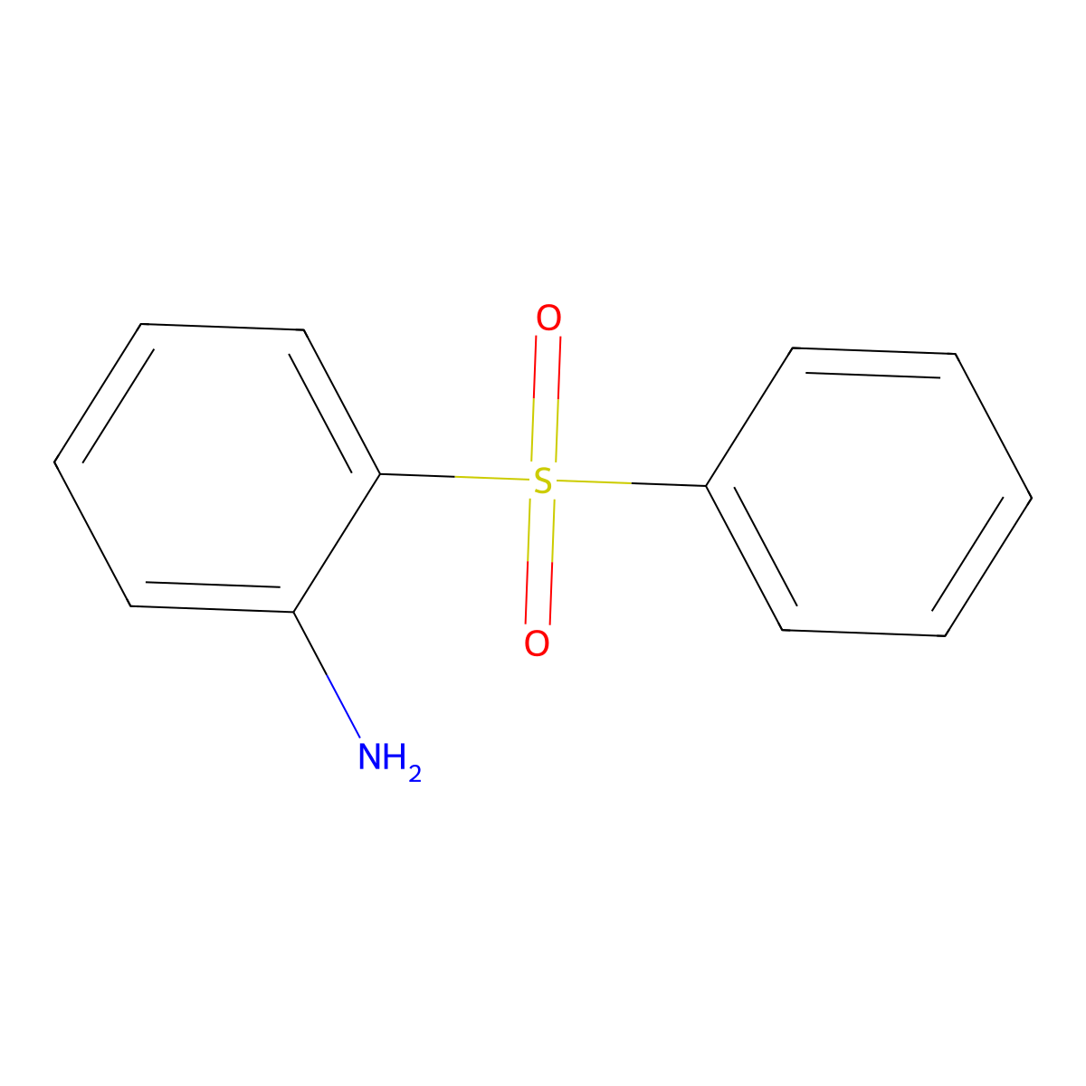 Benzenamine, 2-(phenylsulfonyl)- molecular structure, CAS 4273-98-7