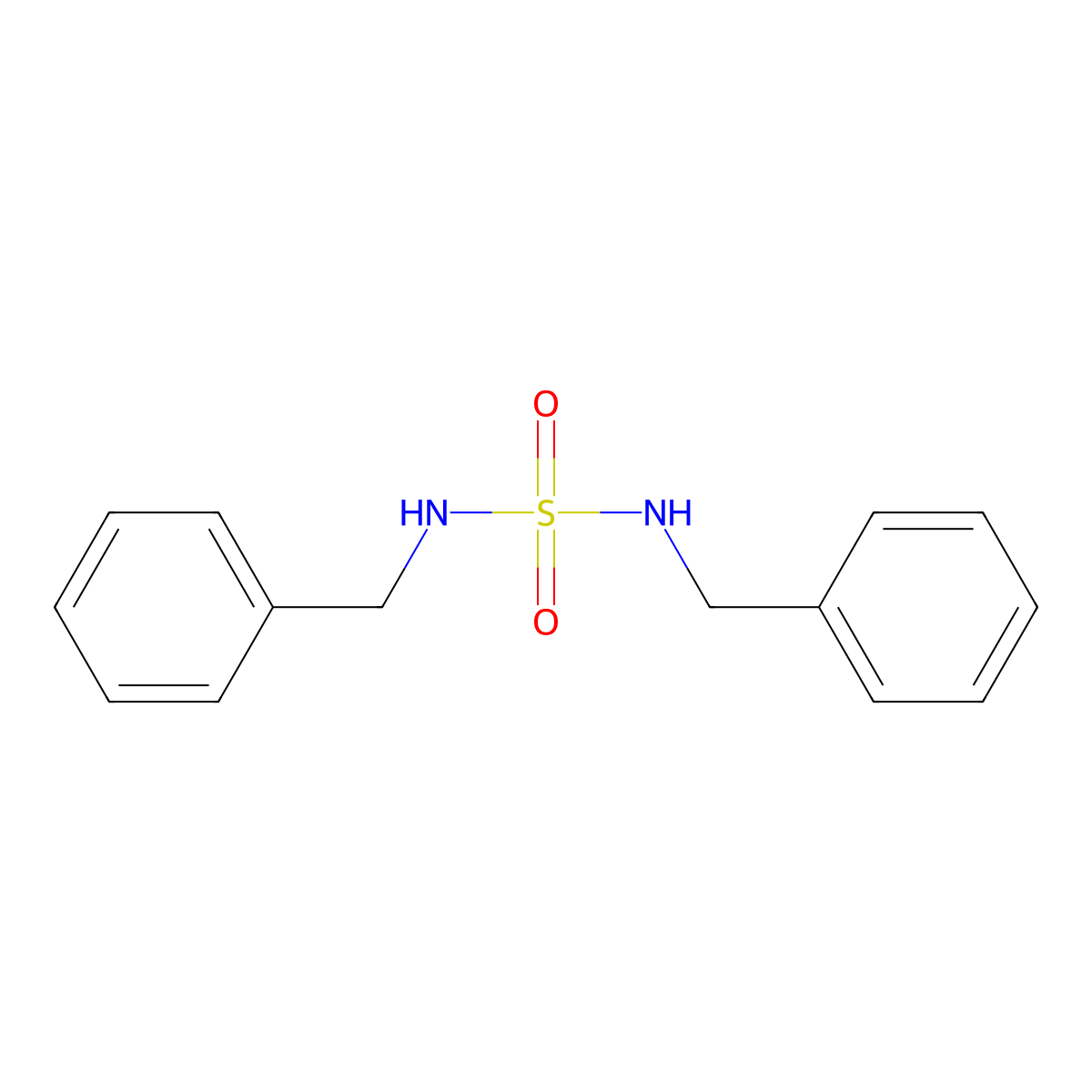 Benzyl(Benzylsulfamoyl)Amine molecular structure, CAS 42731-71-5