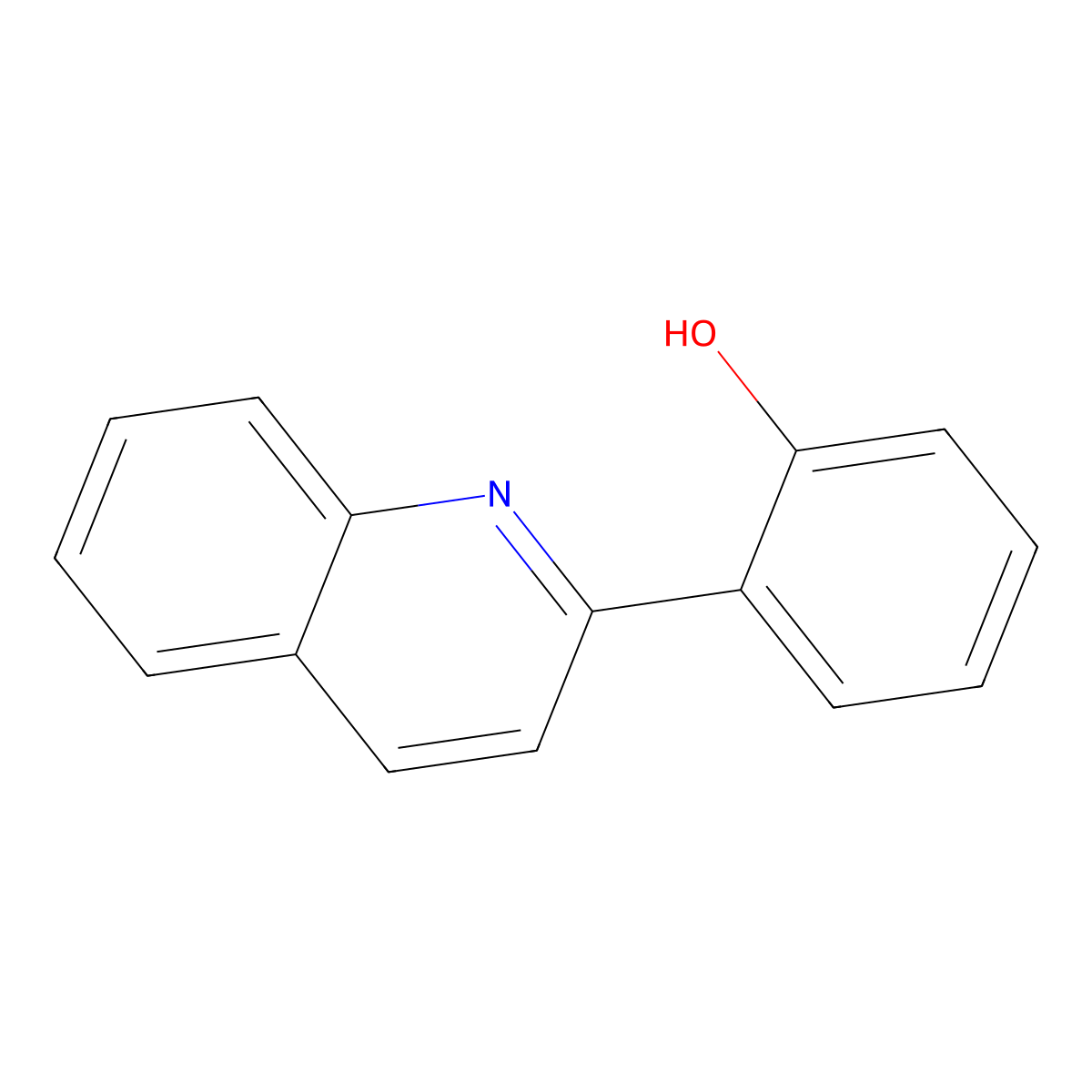 2-(2-Quinolinyl)phenol molecular structure, CAS 42731-96-4