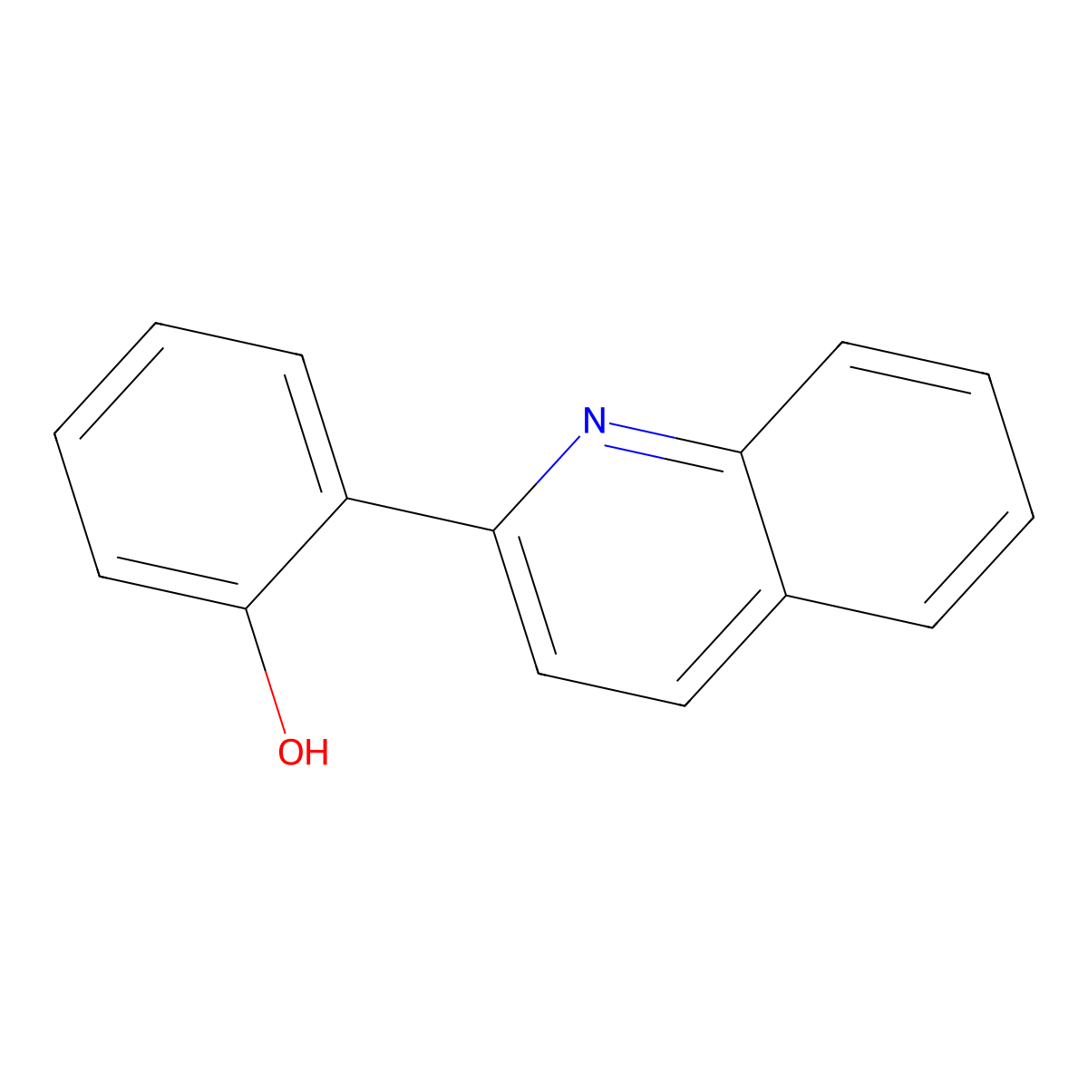 2-(2-Quinolinyl)phenol molecular structure, CAS 42731-96-4