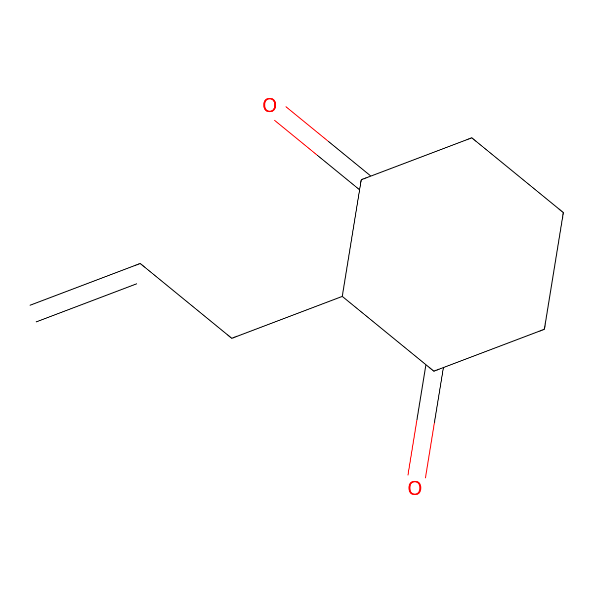 2-Allyl-cyclohexane-1,3-dione molecular structure, CAS 42738-68-1