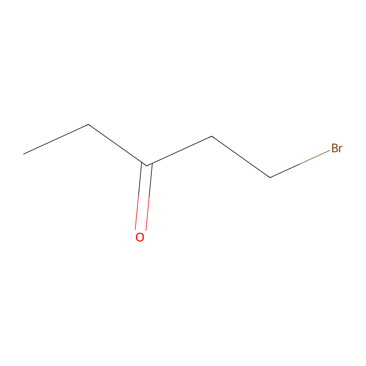 1-Bromopentan-3-one molecular structure, CAS 42754-13-2