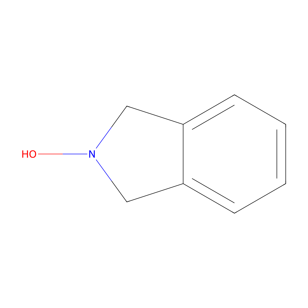 1,3-Dihydro-2H-isoindol-2-ol molecular structure, CAS 42772-99-6