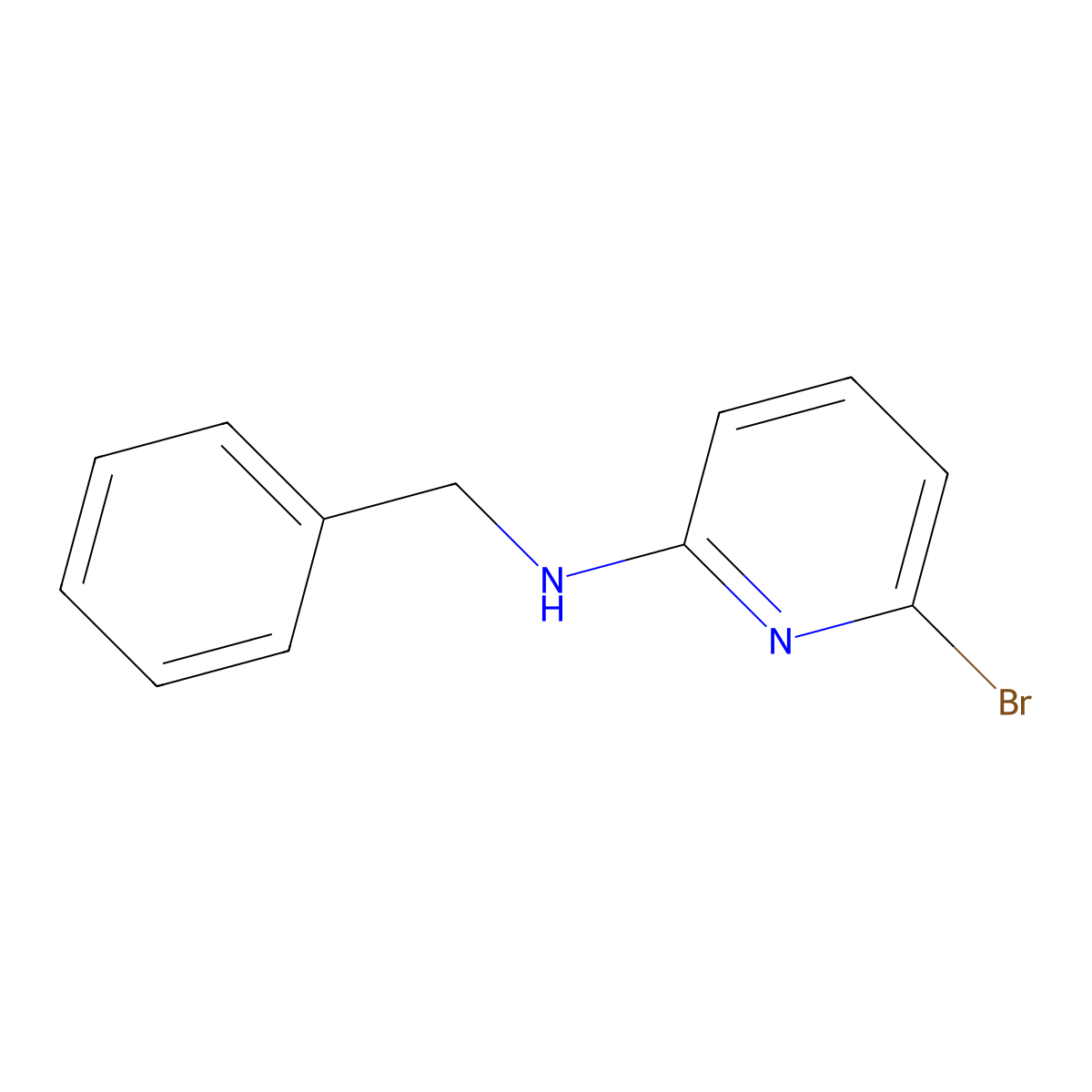 2-Benzylamino-6-bromopyridine molecular structure, CAS 427900-17-2
